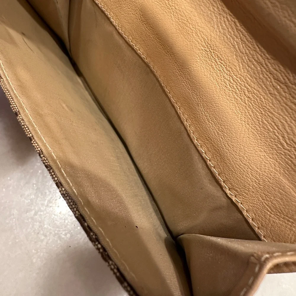 Dior Vintage Beautiful Brown and Tan Women's wallet